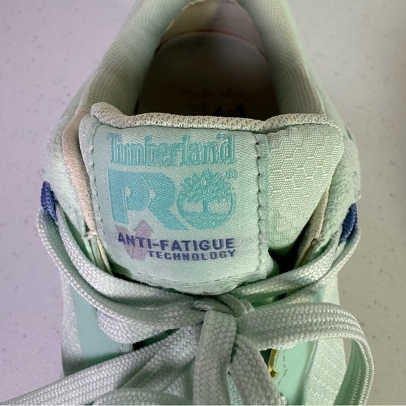 Timberland PRO Mint Green Safety Toe Sneakers | Anti-Fatigue | Sz 11 - Picture 11 of 12